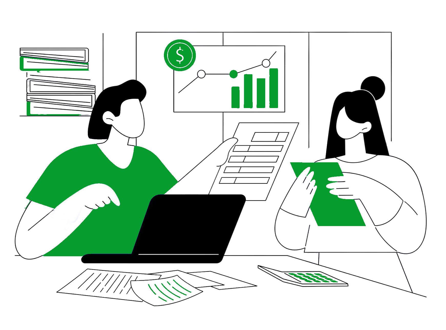 Ilustrace sekce Přechod k nám – účetní kancelář bezucetnictvi.cz